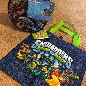 Skylanders reusable shopping bag and carrying case